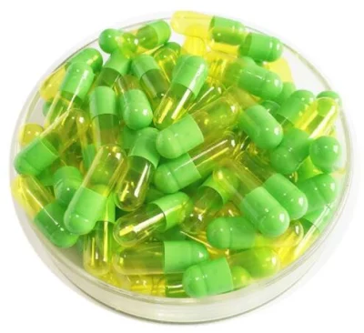 Capsules de gélatine dure vides Taille de la capsule molle 0 00 000